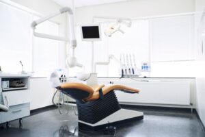 A Dental Chair in an Operatory