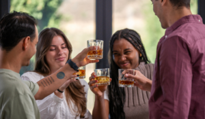 people enjoying alcohol together