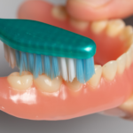 tooth brush cleaning dental implants