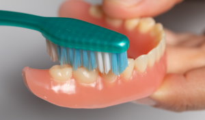 tooth brush cleaning dental implants