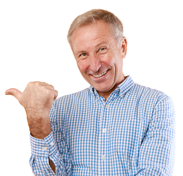 ao4-closing-patient Smiling All-on-4 dental implant patient