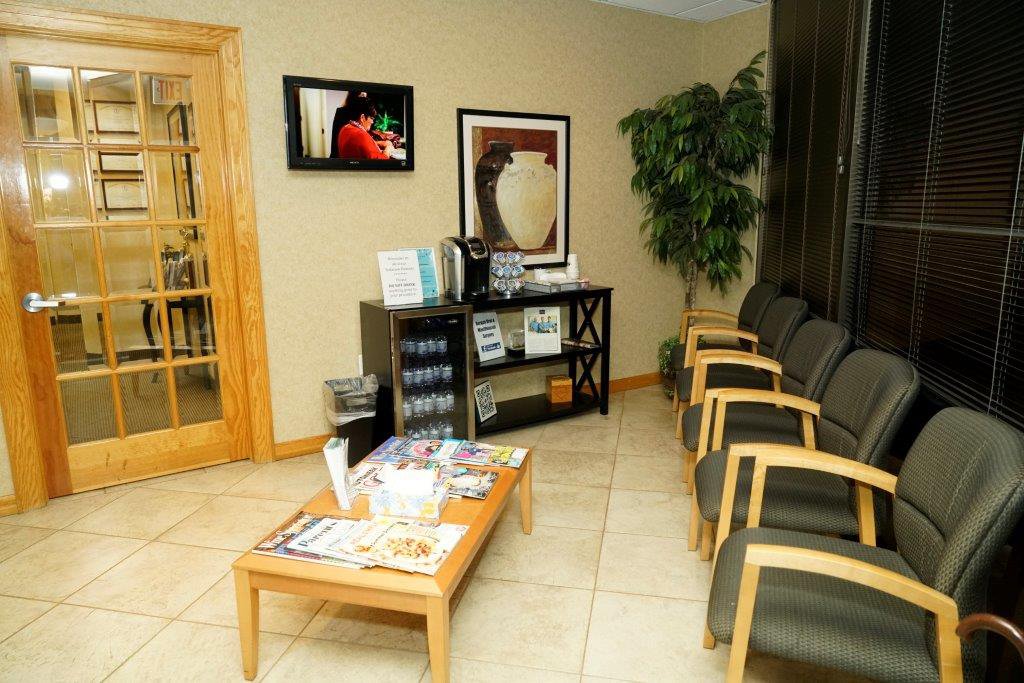 Waiting room of Ridgewood oral surgery Office