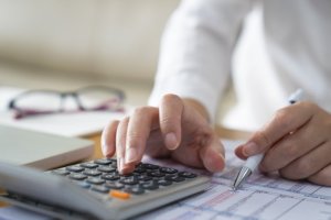 auditing a spreadsheet with a calculator